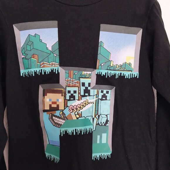 Minecraft Boys Long Sleeve Shirt - Picture 3 of 7